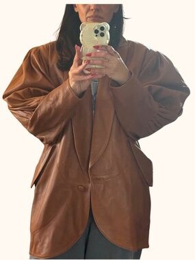 Women's faux leather Jacket M